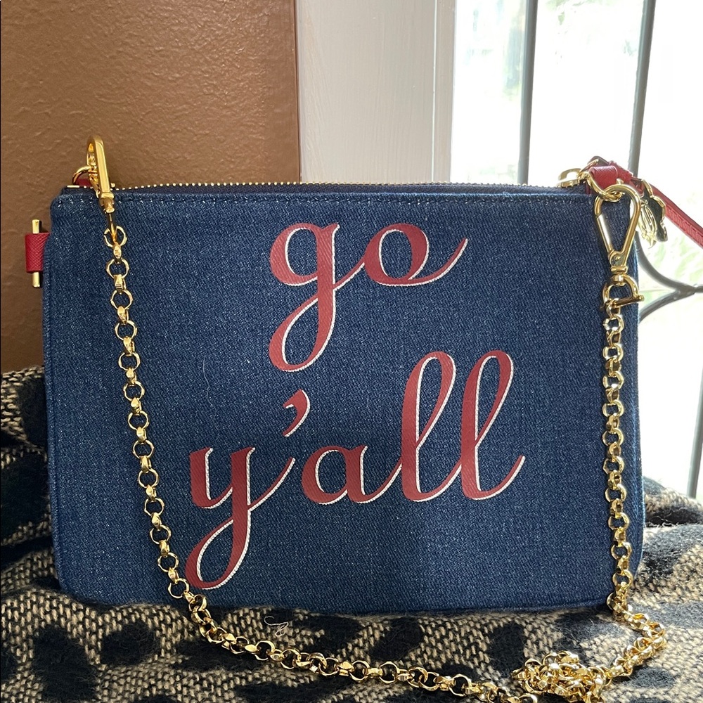 Draper James Bag Denim Crossbody Bag